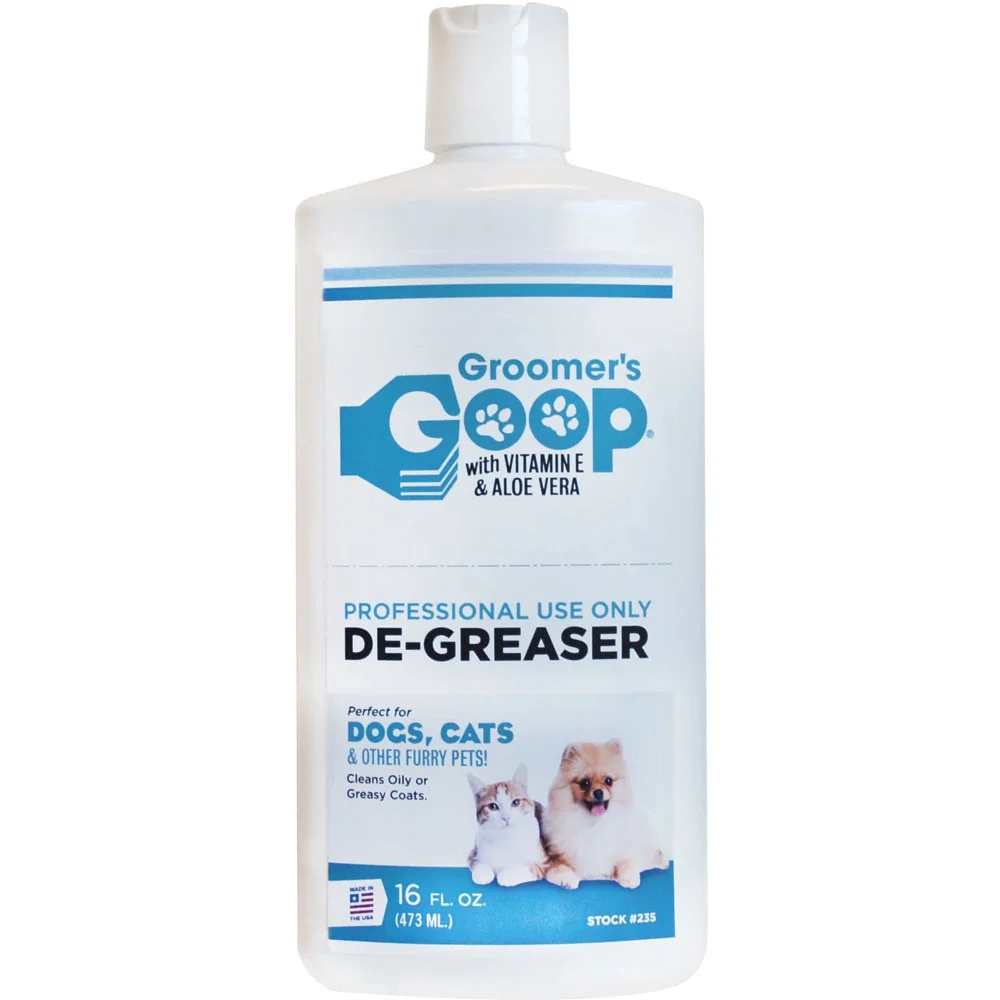 Groomer's Goop is the cat fancier's choice as the first step for perfect competition grooming.